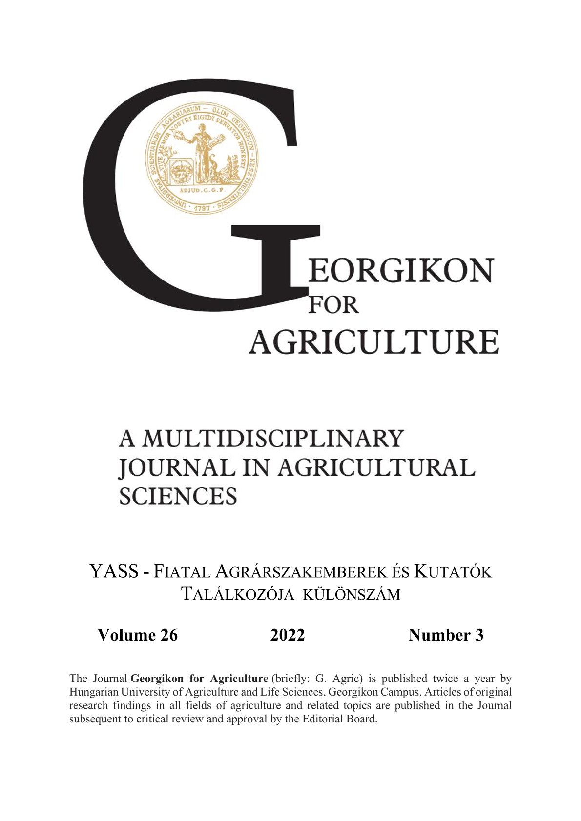 					View Vol. 26 No. 3/suppl (2022): Special Issue: YASS
				