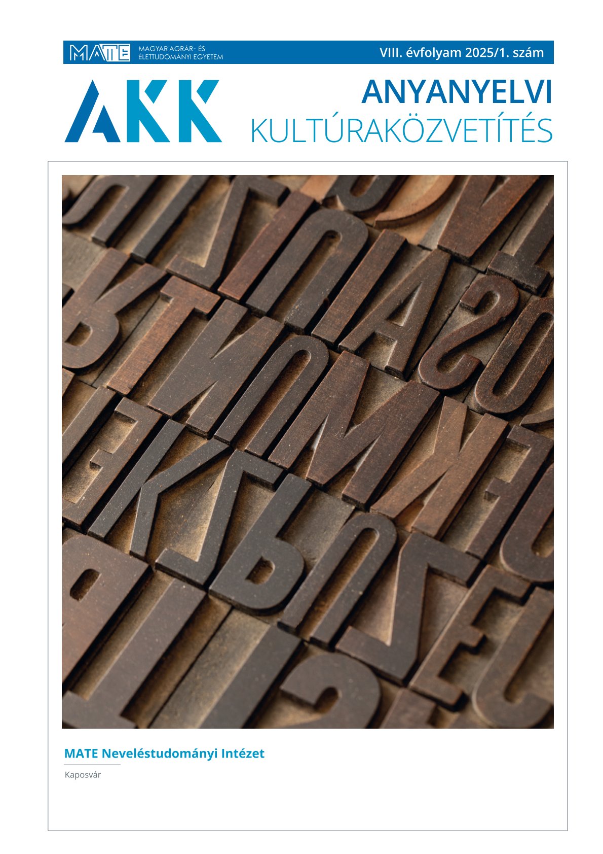 					View Vol. 8 No. 1 (2025)
				